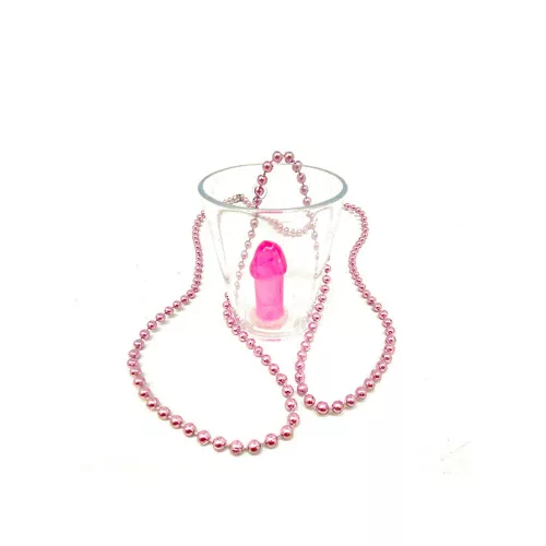 Party nyaklánc + pohár lánybúcsú