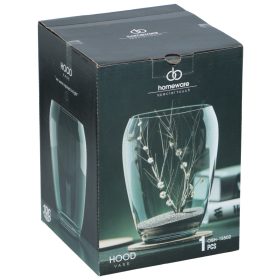 Váza üveg 15x15x20cm
