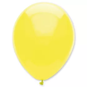 Latex lufi világos citrom  8db 30cm