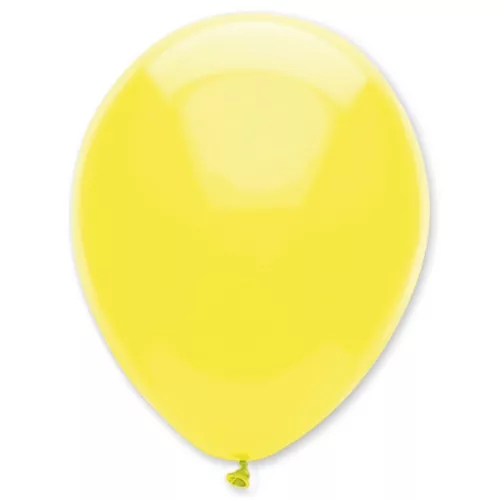 Latex lufi világos citrom  8db 30cm