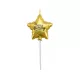 Gyertya arany csillag Happy Birthday 14,5cm