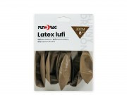 Lufi latex 8db 30 cm mokka
