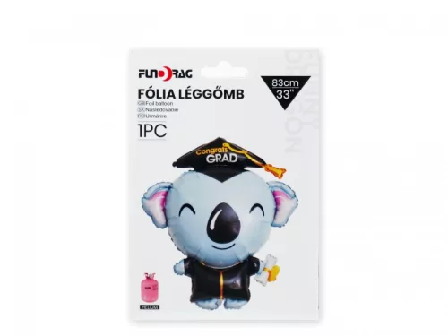 Fólia lufi Koala ballagásra 83 cm