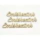 Natúr fa - "Emlékezünk" felirat 3db-csomag