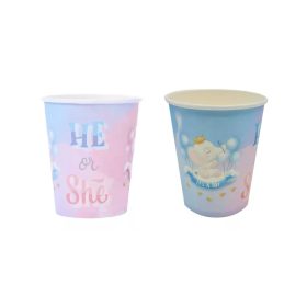 Pohár babavárós elefántos 250ml 6db/cs