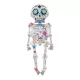 Halloween fólia lufi színes csontvázas 158 cm
