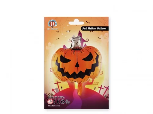 Halloween fólia lufi tökös 62x75 cm