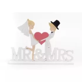 Fa mr & mrs esküvői pár 29x20cm