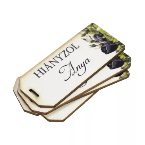 Nyomtatott dekorkarton - Hiányzol Anya kegyelet scrapbook db