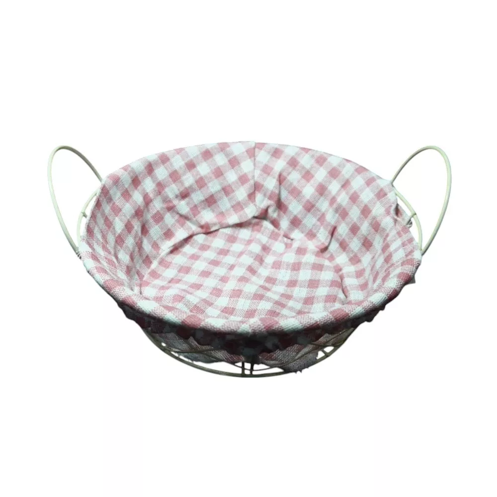 Api Kosar Rana Fém kenyeres kosár füles 20cm - DekorPlaza.hu