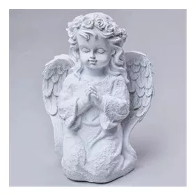 Angyal térdelő 16 cm lány