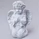 Angyal térdelő 16 cm lány