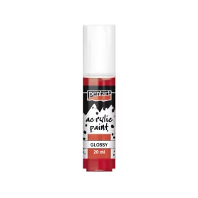 Fényes akrilfesték 20ml piros