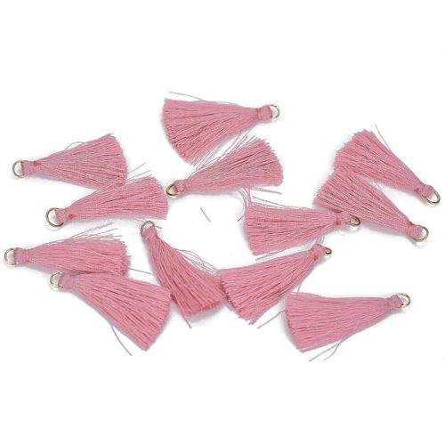 Textil bojt 4,5cm 12db/cs rózsaszín