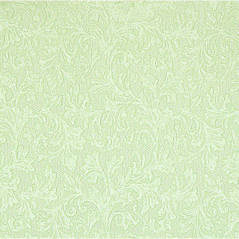 Papír szalvéta 3 rétegű fényes világoszöld 33x33cm 20db