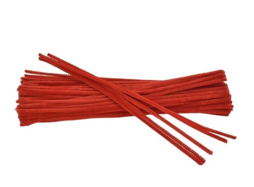 Zsenilia drót 100db/cs - piros