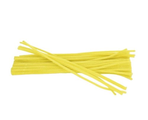 Zsenilia drót 100db/cs - citrom sárga