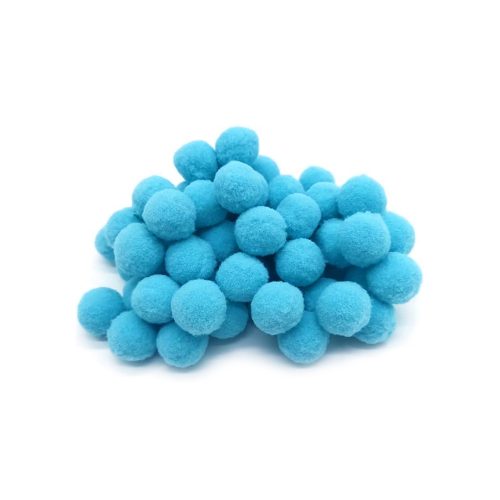 Kék pompon 1,5cm 100db/cs