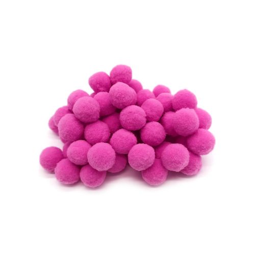 Magenta pompon 1,5cm 100db/cs