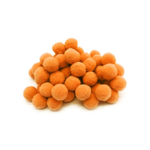 Narancs pompon 1,5cm 100db/cs