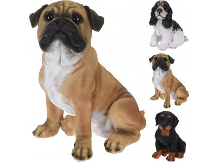 Kutyus szobor 17x18,5x27cm 1,2kg