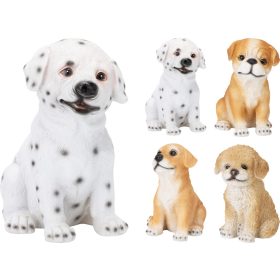 Ülő kutyafigura 4 féle választható / db 