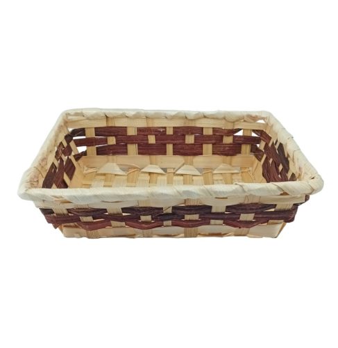Bambusz kosár 24x17x6cm
