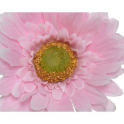   Élethű selyemvirág gerbera világos rózsaszín - 10cm átmérő x 50cm magasság
