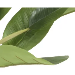 Élethű mesterséges banánnövény cserépben 120 cm
