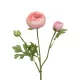 Élethű szálas boglárka  3 fejjel 51cm - pink