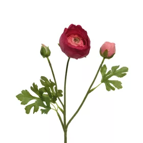 Élethű szálas boglárka  3 fejjel 51cm - fuchsia