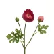 Élethű szálas boglárka  3 fejjel 51cm - fuchsia