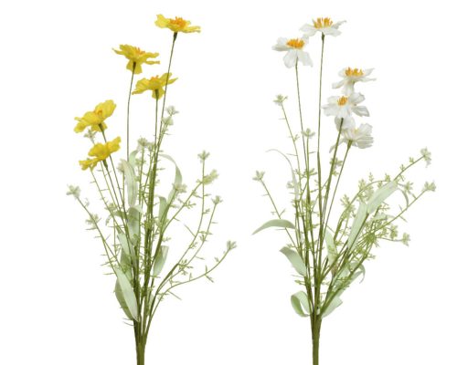 Élethű selyemvirág nárcisz - 60cmx5cmx3cm, választható