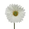 Selyem szálas gerbera fehér 50cm