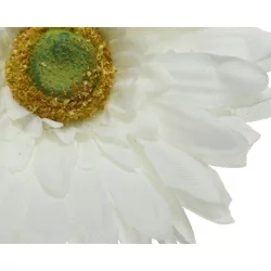 Selyem szálas gerbera fehér 50cm