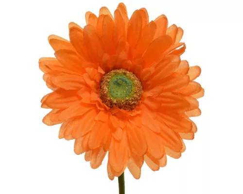 Selyem szálas gerbera narancssárga 50cm