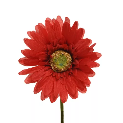 Selyem szálas gerbera piros 50cm