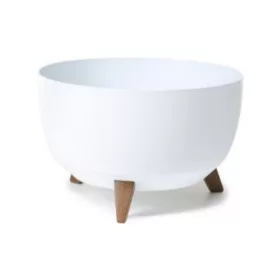 Kaspó "ROMA"átm:29,2cm M:18,3cm, WHITE 9.3L