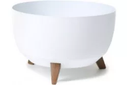 Kaspó "ROMA"átm:29,2cm M:18,3cm, WHITE 9.3L