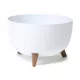 Kaspó "ROMA"átm:29,2cm M:18,3cm, WHITE 9.3L