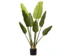 Élethű mű Strelitzia növény cserépben 120 cm