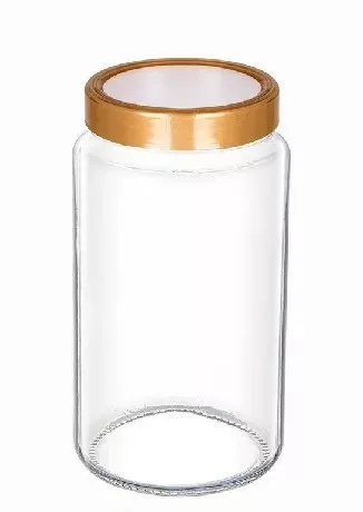 Tároló üveg, átlátszó fedővel 2L