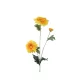 Selyem szálas 3 ágú sárga gerbera