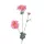 Selyem szálas 3 ágú pink gerbera