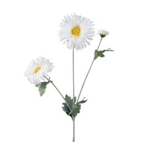 Selyem szálas 3 ágú fehér gerbera
