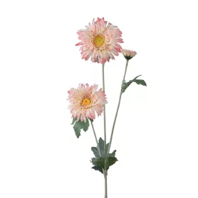 Selyem szálas 3 ágú fehér cirkás gerbera