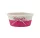 Köteles ovál kaspó masnival kicsi magenta 18x11x8cm