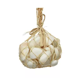 Kagyló dekoráció hálóban 3 féle választható/db 