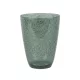 Műanyag pohár buborékhatású mintával sötétzöld  8,4x11,5 cm 