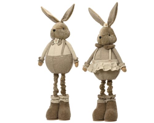 Élethű méretű barna nyúl figura 2 féle